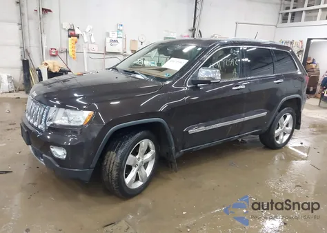 2012 Jeep Grand Cherokee Overland из США, поврежденный, VIN 1C4RJFCG3CC214662